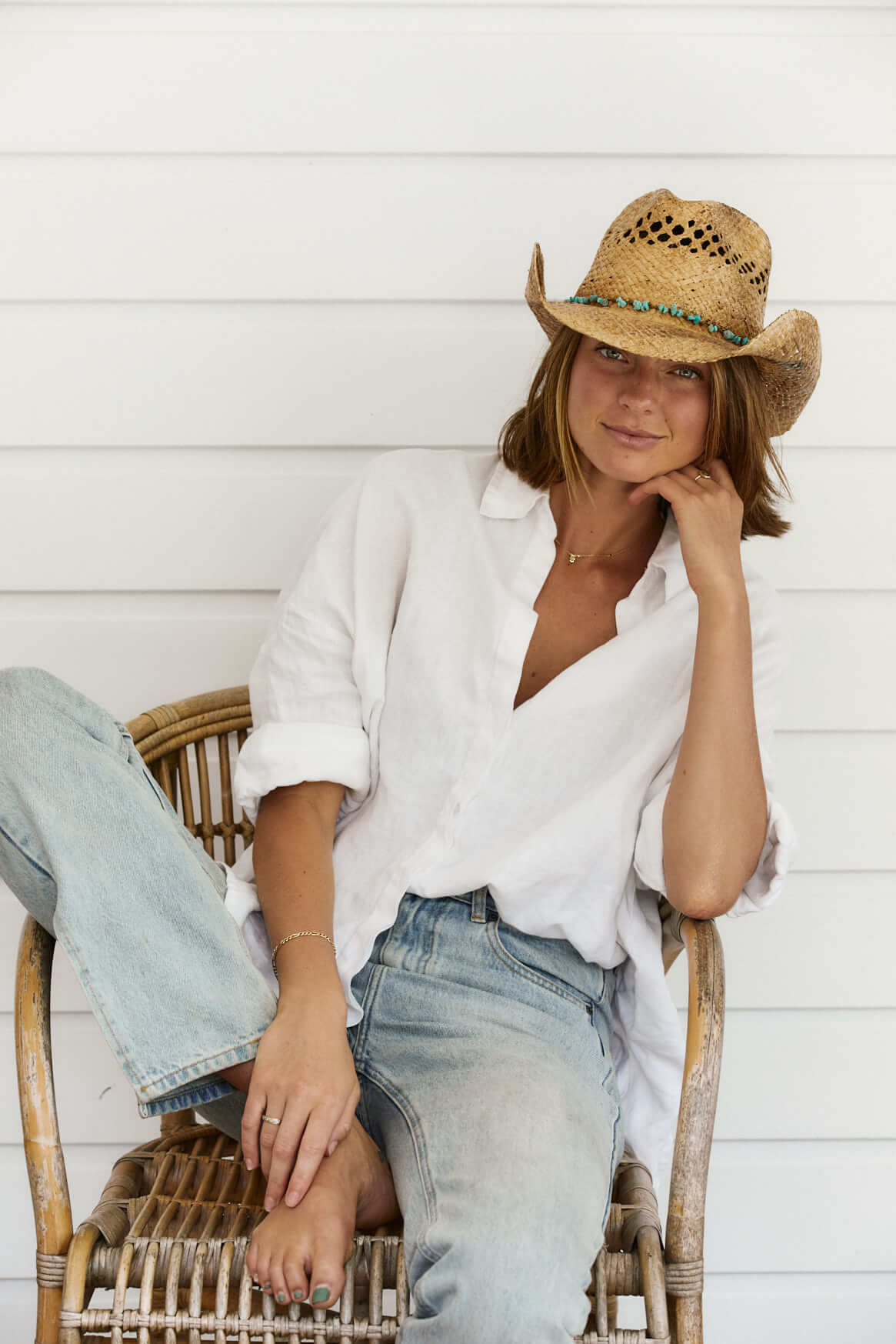 Durango Turquoise Western Hat - Image 2